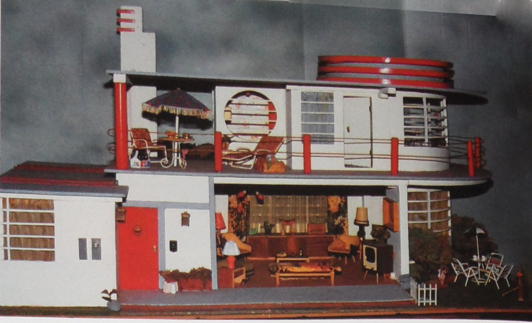 Art deco store dolls house kit